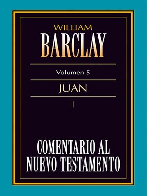 cover image of Comentario al Nuevo Testamento Volume 5